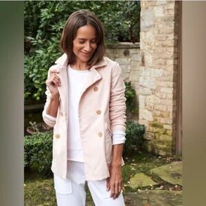 Frank & Eileen Belfast English Peacoat Ballet L NWOT